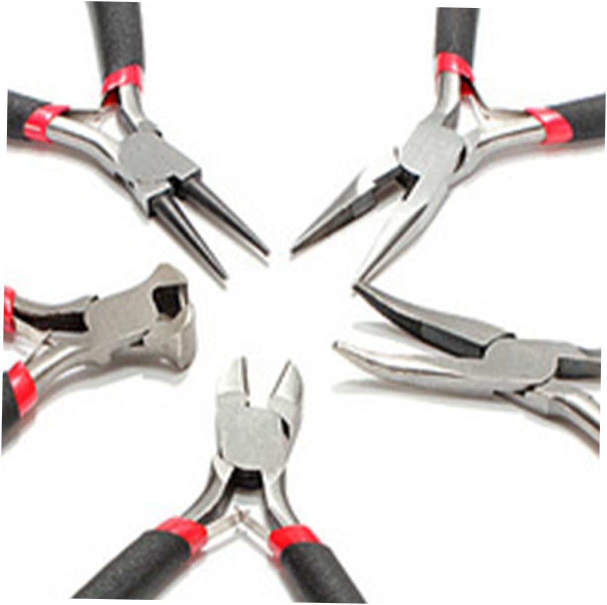 5Pcs Mini Metal Plier Set Black Jewelry for Jewelry Crafters