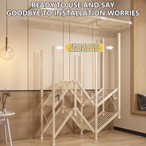 Armoire portable en toile solide contre le manque de rangement - 4