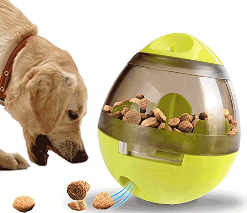 TuoTu Pet Food Ball, IQ Treat Ball Interactive Food Dispensing Dog Toy Fun