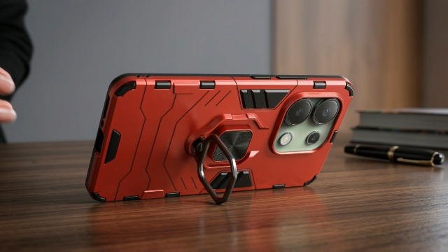 Etui Housse Xiaomi Redmi 9C - Noir en PU Cuir avec protection antichoc