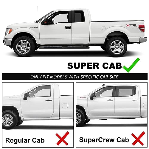 Estribos Running Boards 6 pulgadas para Ford F250 F350 miniatura 4
