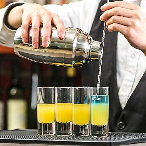 Image of bellemax Classy Shot Glass for Espressos, Spirits & Liquors,Whiskey, Vodka Shot, Tequila Shot, Wine Tasting, Cocktail Pour, Bar Accessory & Home Decor Parties Glasses Set of 6 (BR-08)