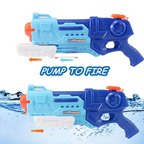 image for FREE TO FLY Water Gun for Kids - 2 Pack 900cc High Capacity Blaster Sq