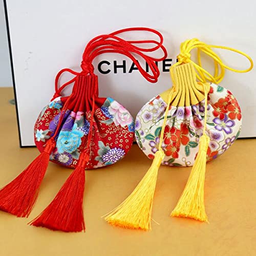 Bolsas de seda china sacchet brocado 10 pzs miniatura 5
