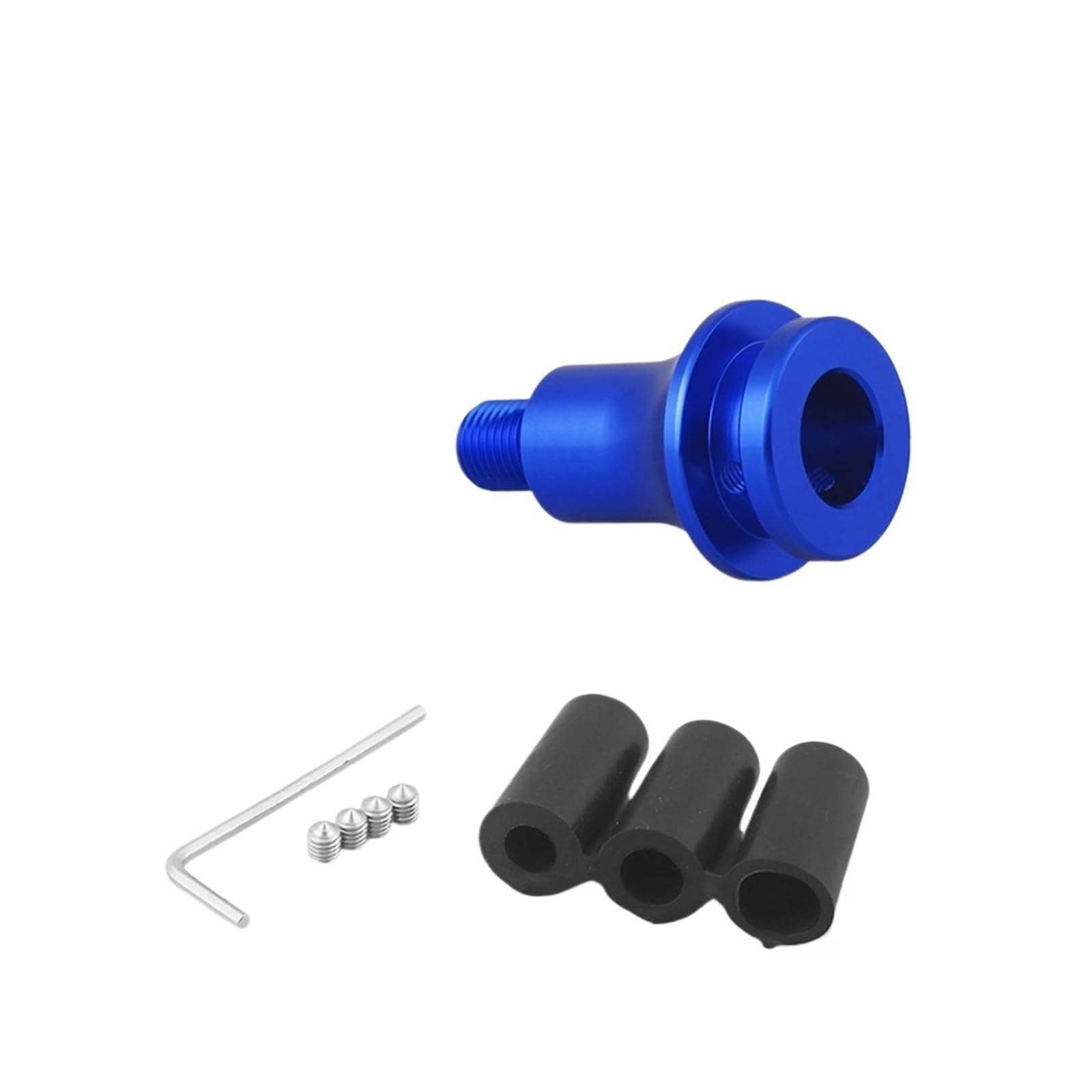 KAIAYGEE Gear Shift Knob Manual Adapter M12x1.25 Thread Alloy(Blue)