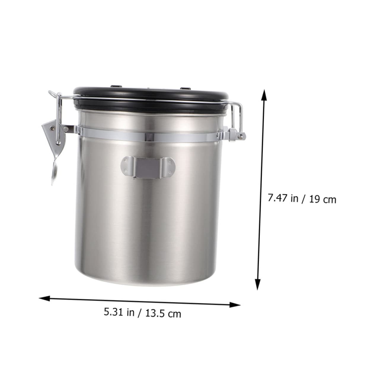 COLLBATH Sealed Pot for Cat Dog Food Airtight Sealed Jar Storage Containers for Treats Candy Tea Grains Snacks