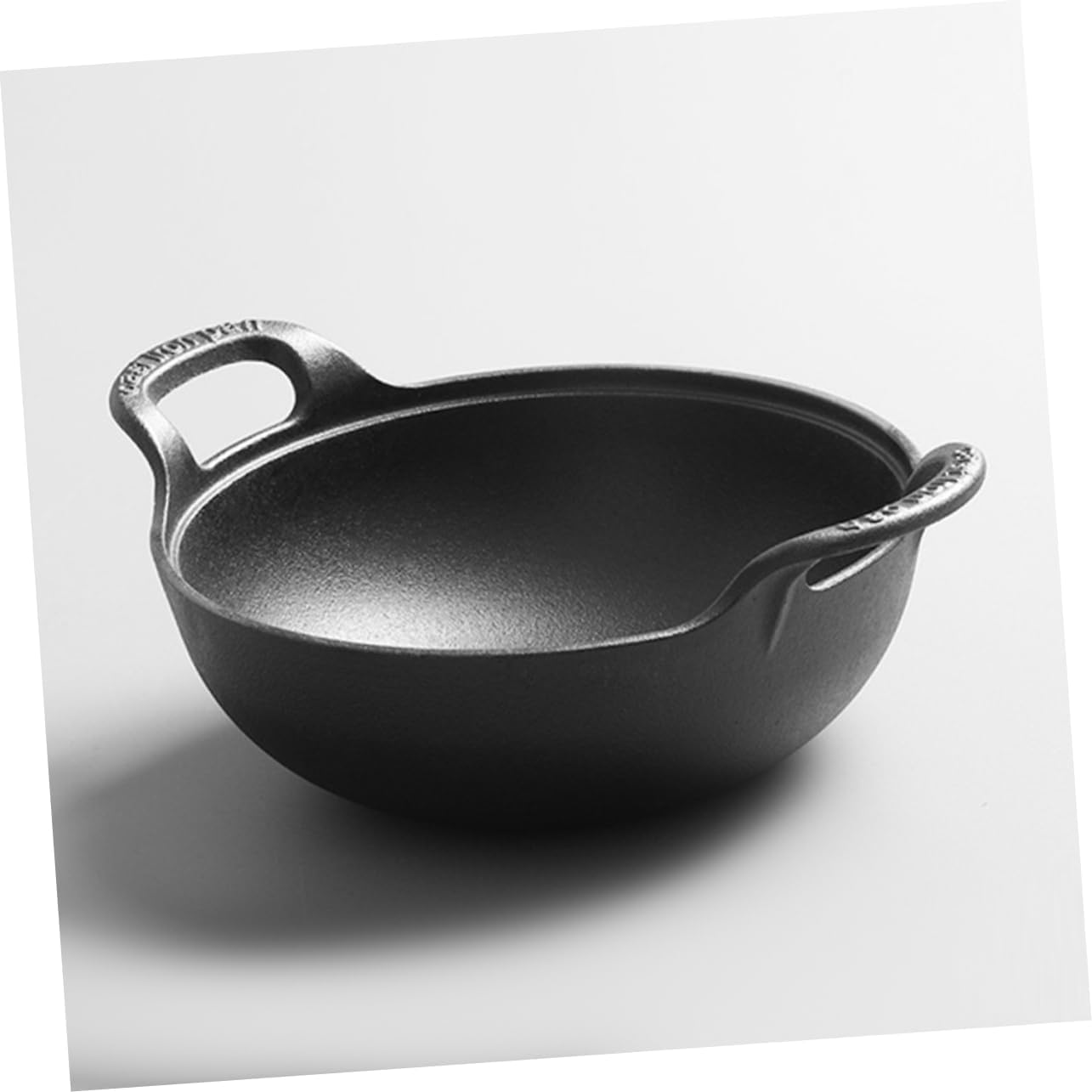 TOYANDONA Cast Iron Skillet Saucepan Cookware Non-stick Pot Kitchen Utensil for Home Outdoor Cooking