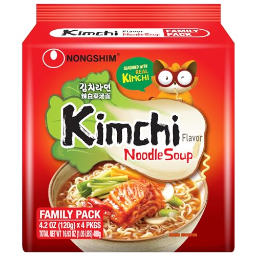 10% coupon - Nongshim Ramen Noodle Soup in Kimchi Sauce, 16ct