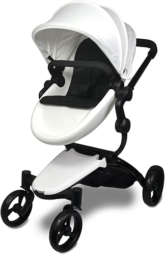 Miniatura 30 de Anivia Mueble de cama para muñecas, juguete de 2 funciones, cama de muñeca y columpios para muñecas de 18 pulgadas, cuna de muñeca con parte