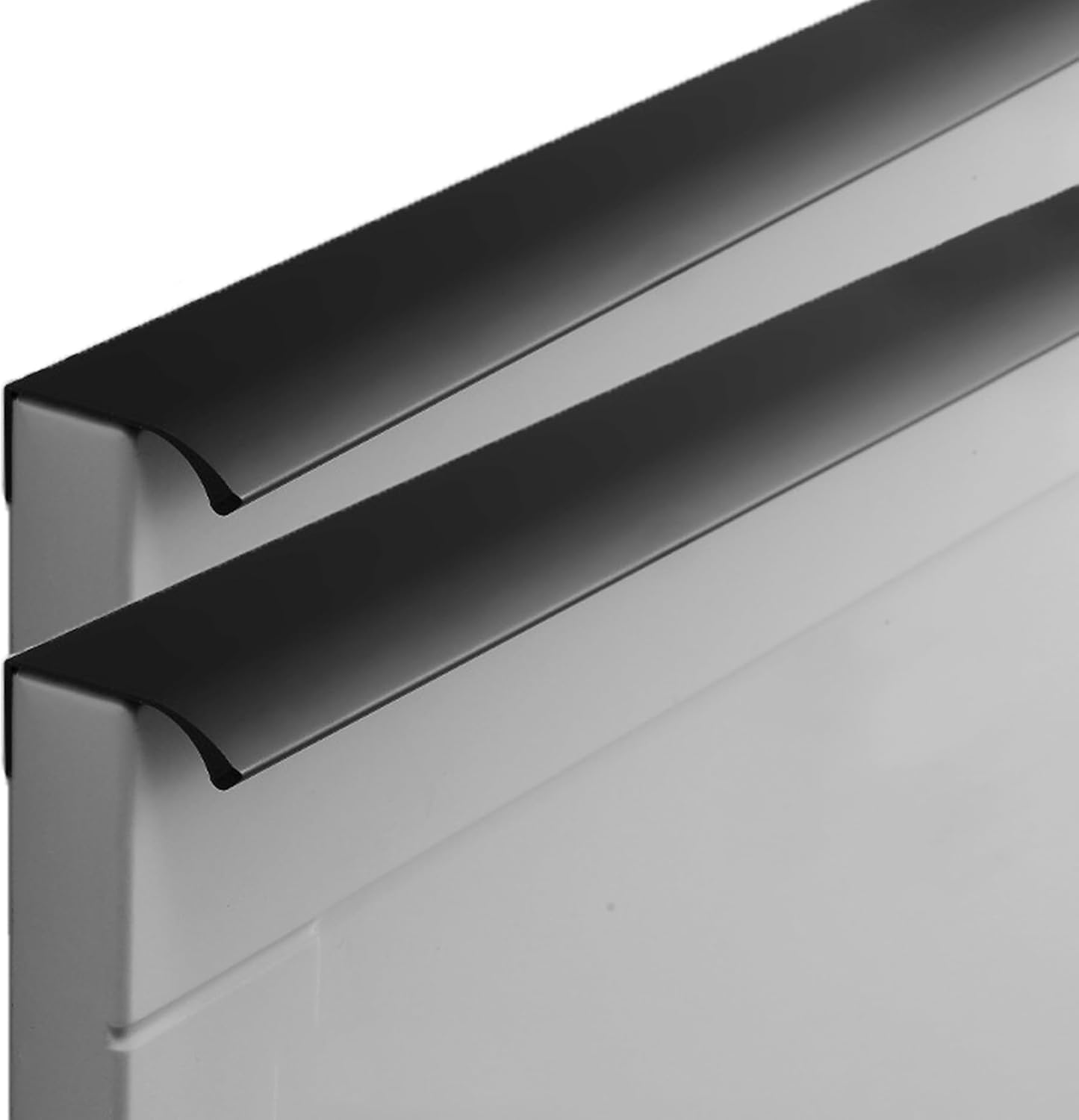 Tnbccxn Round Corner Cabinet Handles, Concealed Handles, 2 Pcs Kitchen Door Hidden Drawer Pulls(,Length 800Mm)
