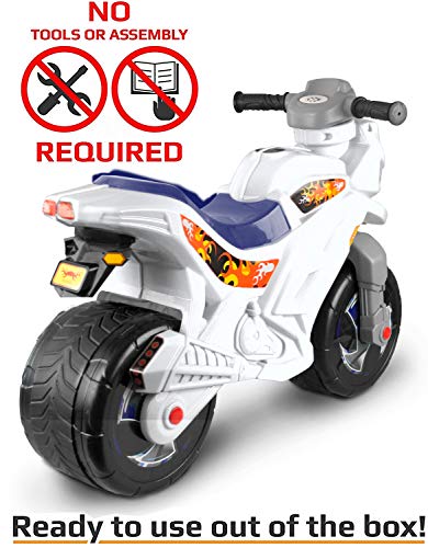 image for KIDZEÜG Push Bike Balance Ride-on - for Toddlers and Kids 2-5 Years O