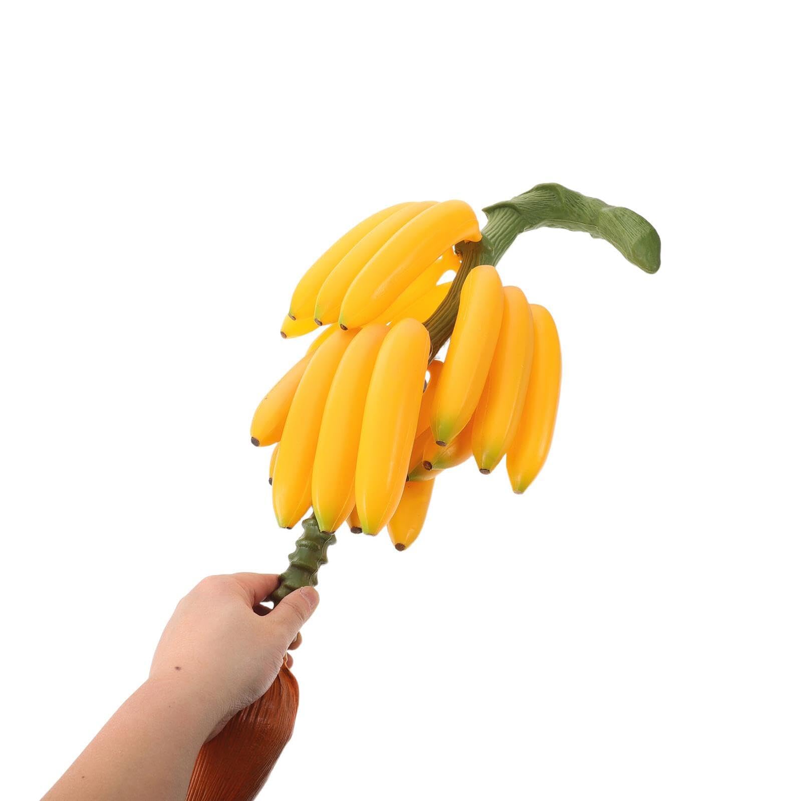 Mazzo Plastica Banane in Realistiche di Gialle Artificiali per Esposizione
