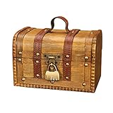 ★【Para personas y regalos de vacaciones】: el exclusivo baúl de madera puede ser un regalo para familiares y amigos. Mamá, papá, marido, esposa, hija, hijo, niños, adolescentes, abuela, abuelo. Puede ser un buen regalo para Navidad, día de San Valentín, día de la madre, día del padre, día del niño, etc.