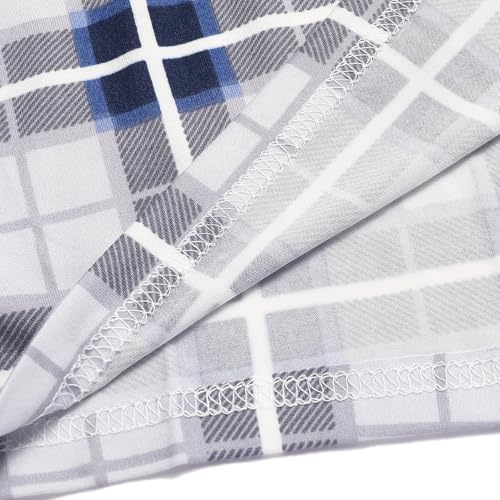 Image of 2 Pack Pajama Shorts for Women Cotton Sleep Shorts Casual Lounge Pants Drawstring Pj Bottoms