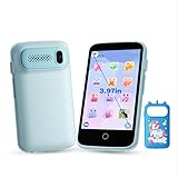 Smartphone multifunzionale per bambini: il telefono per bambini touchscreen da 3,297 cm ha funzioni ricche ed è facile da usare. Il telefono giocattolo per bambini offre varie applicazioni per i bambini, come registratore, calcolatrice, calendario, sveglia, torcia, timer per conto alla rovescia, cronometro, ecc.
