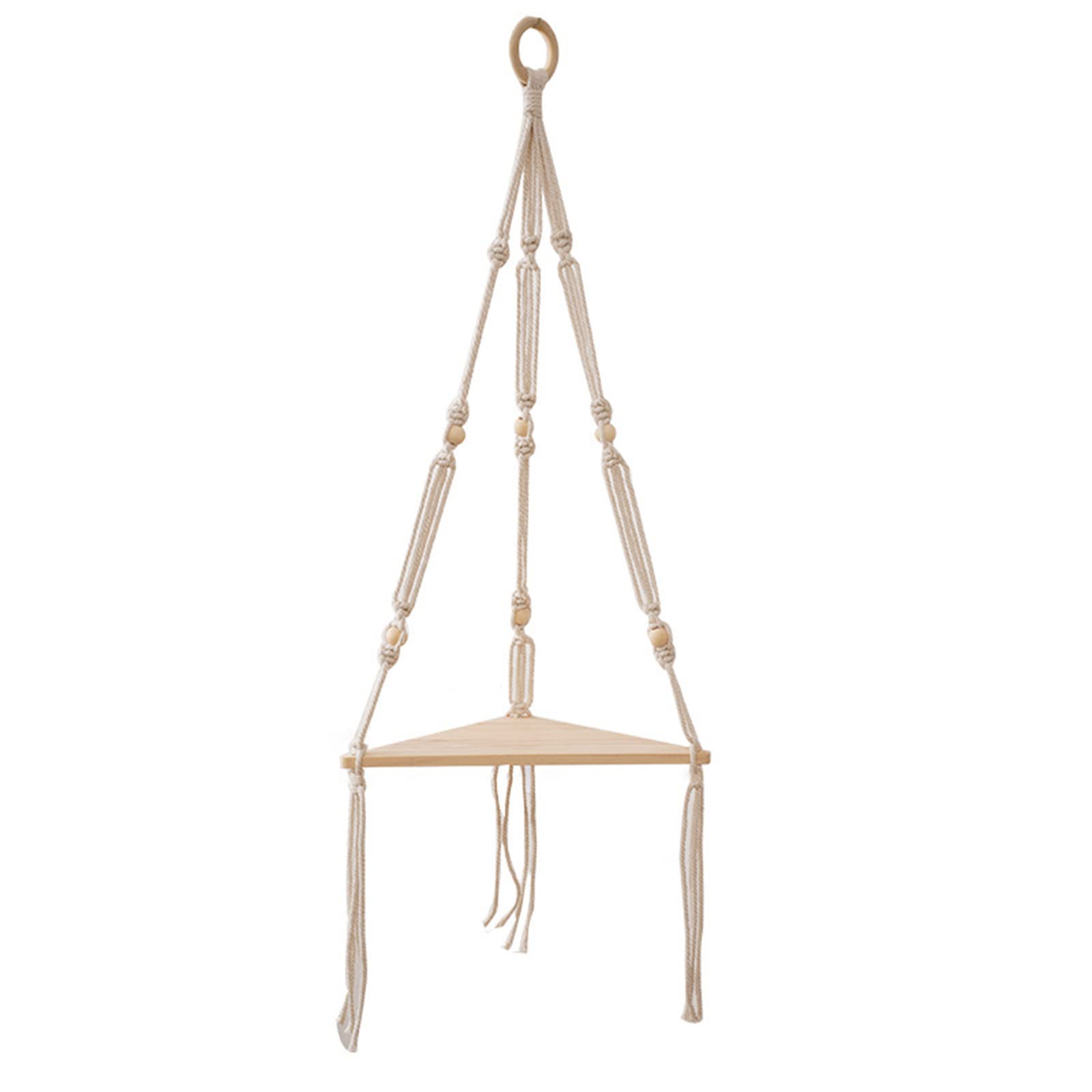 MHADBKH Triangle Shelves Wall Decoration Wall Shelf Home Plant Hanger Holder for Dorm Bedroom Decoration Floating Shelves Brackets Wood Mounted Corner Shelf Organizer for Bedroom Floating Mount
