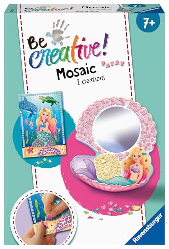 Ravensburger 18348 BeCreative Mosaik Meerjungfrau, DIY für Kinder ab 7...
