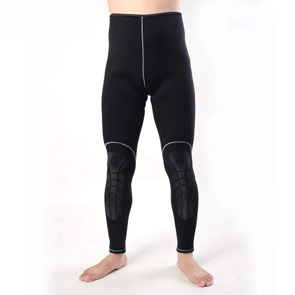 Traje de neopreno de 5 mm, juego de 2 piezas, para pesca, para hombre, gorra, chaqueta y pantalón, resistente al frío, esnórquel, surf, bañador, talla L