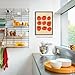 Trendy Kitchen Wall Art Tomato Prints Eclectic Modern Food Posters Mediterranean Tomato Picture for Home Dining Room Cafe Wall Decor 11x14in Unframed