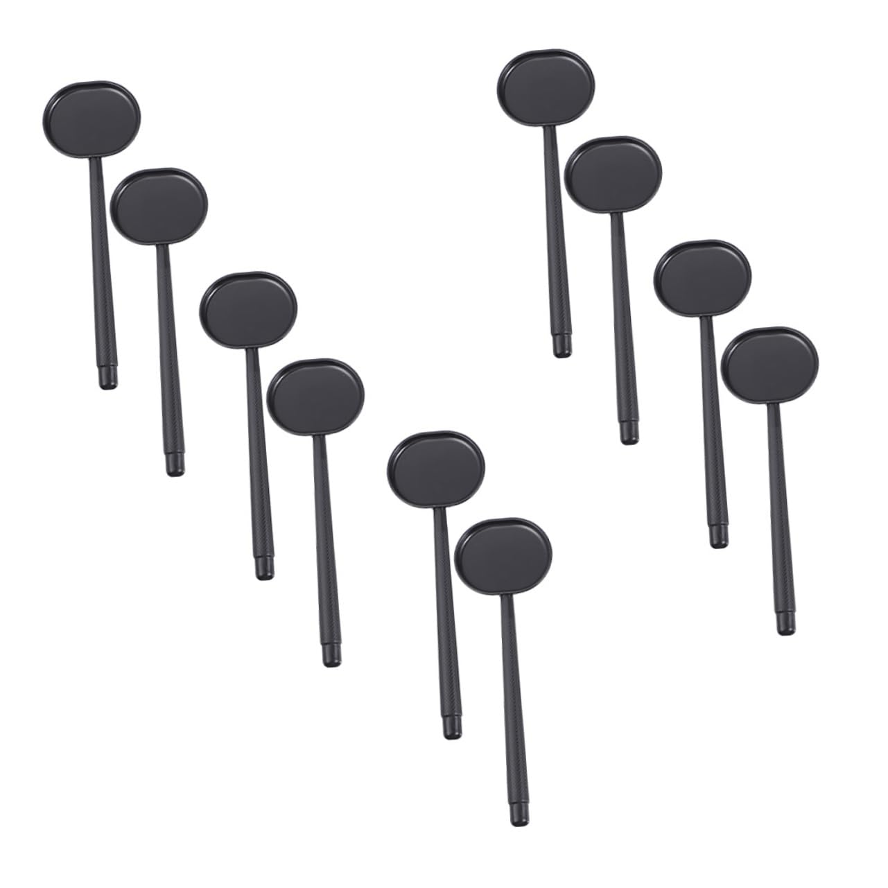 NOLITOY 10pcs Eye Shield Exams Occluder Eyesight Test Spoon Occluder Tool Test Tool Plastic Eye Occluder Test Kit Occluder Eye-Shielding Plate Instrument Abs Engineering Plastics Handheld