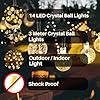 One94Store Crystal Ball String Lights – 14 LED, 3 Meter Warm White – Decorative Waterproof Fairy Lights for Indoor/Outdoor, Garden, Diwali, Christmas, Wedding, Party & Festival Decoration Pack of 1 #4