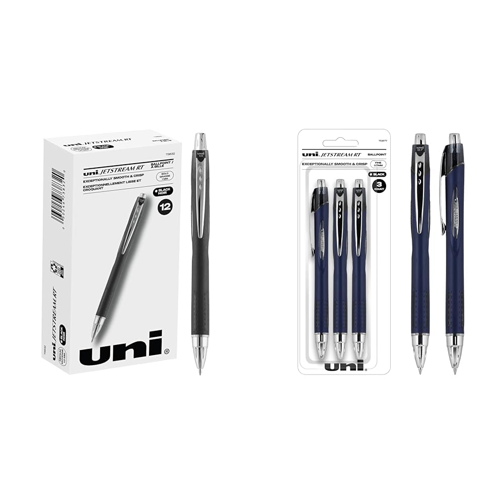 Uniball Jetstream Rt 12 Pack 0mm Medium Black Wirecutter