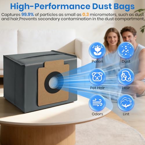 Bolsas de polvo de repuesto desechables para mantener tu robot Eufy G35+ siempre listo 6