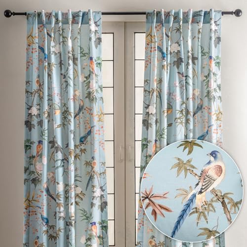 Maison d' Hermine Curtains for Living Room 100% Cotton 84