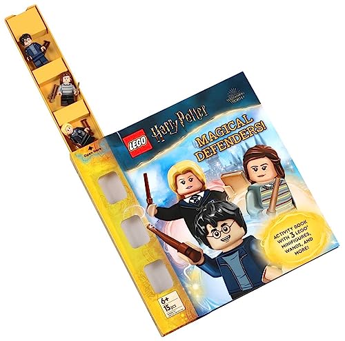 Image of LEGO HARRY POTTER MAGICAL DEFENDERS: Activity Book With 3 Minifigures and Accessories (Activity Book and Three Lego Minifigures)