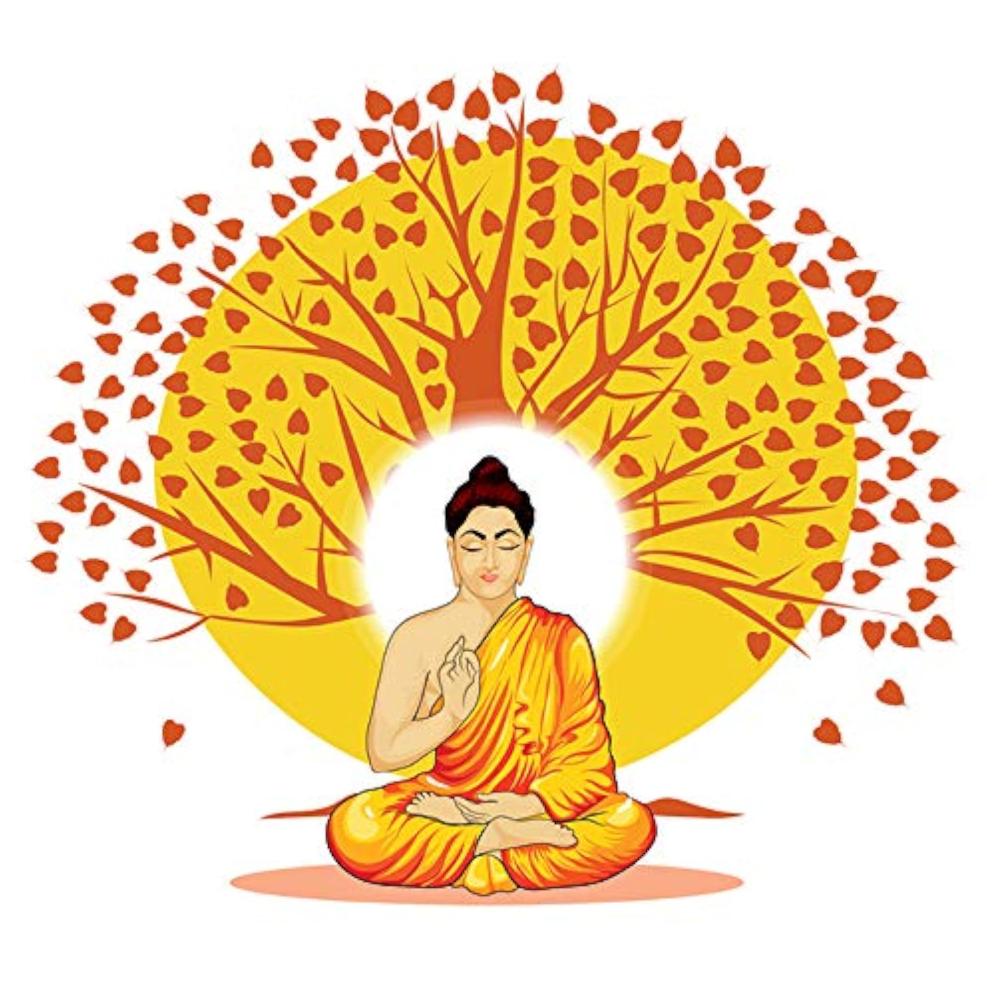 Gautam Buddha Wall Sticker