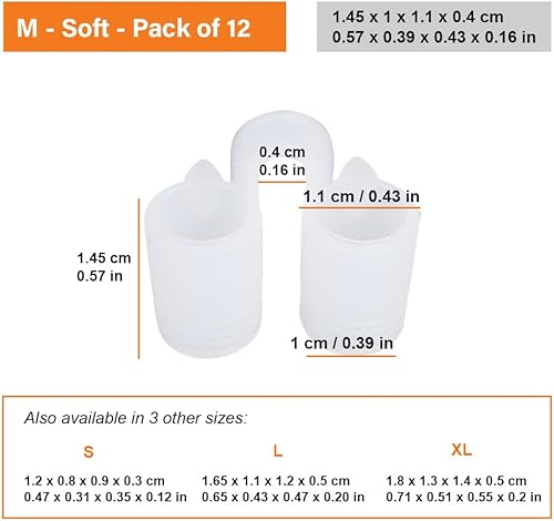 Miniatura 10 de Dispositivo antironquidos para diferentes tipos de ronquidos (paquete de 30) - Viene con rejillas de ventilación, clips de nariz y tiras nasales -
