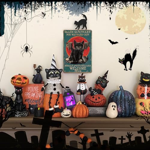 Yoyi Art 80048 Salem Sanctuary For Wayward Cats Ferals And Familiars Cat Retro Metal Tin Sign Vintage Sign thumb #4