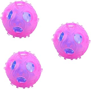 POPETPOP Food Dispensing Toy 3pcs Toys Treat Ball for Dogs Dog Treat Dispenser Dog Treat Ball Toy Ball Bite TPR Material Pet Toy
