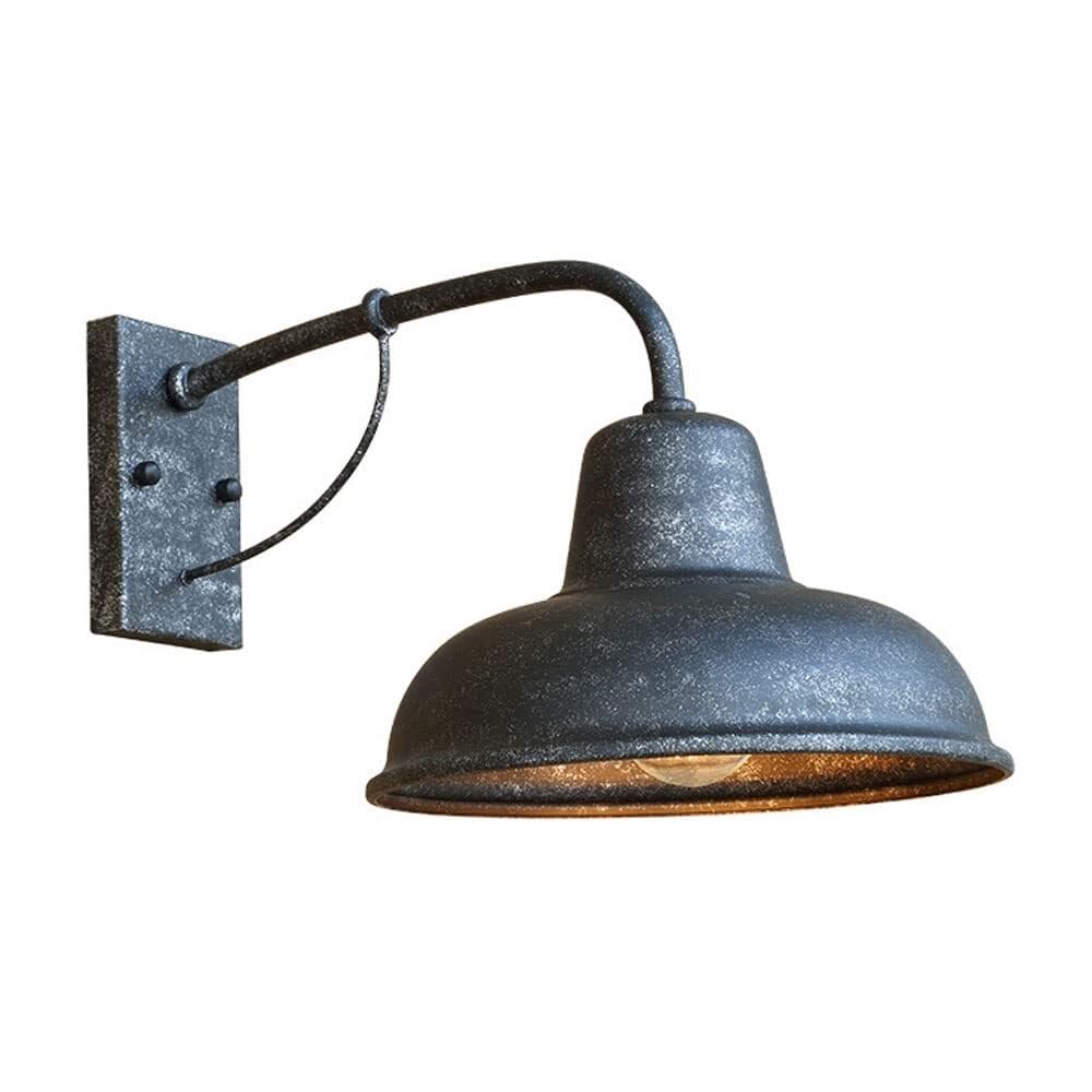 JYBNBBE Outdoor Wall Lantern, Iron Gooseneck Wall Sconce Light for Porch, Garage, Patio, E27