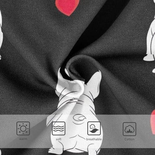 Toddler Underwear Floral 2t Cotton Little Girl Panties Print Undies Kids Briefs Cartoon White French Bulldog Heart3