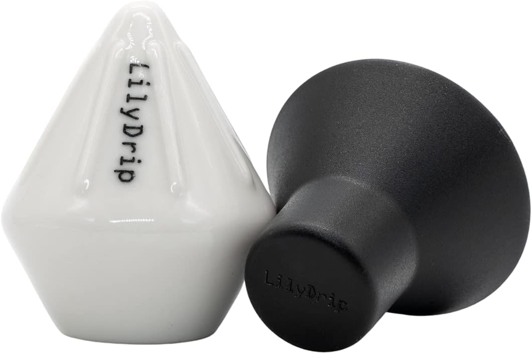 Ceramic Pour Over Coffee Maker Set Makes Coffee Taste Better, Hand Drip Coffee Maker Brews Evenly with Better Extraction, Coffee Dripper Set Improves Flow Rate, Fits V60, Origami - DONUT