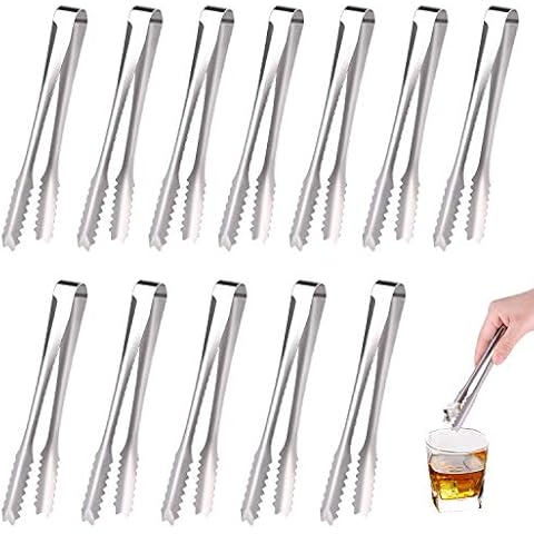 TUPARKA 12 Pack Stainless Steel Tongs Cover