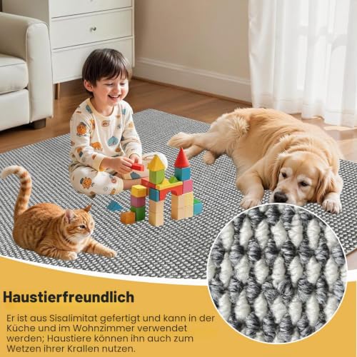 WTHYGB Teppich Läufer Flur, Küchenläufer 80x300cm rutschfest Waschbar – Ansicht 3