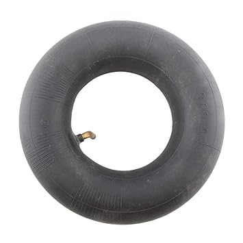 VMS INDIA 3.00-4 Black Rubber Tire Inner Tube Bent Valve Stem for 3.00-4 Tube