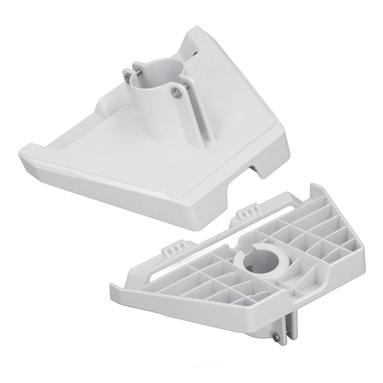 Pipe Mounting Adapter Mounting Plate Roof Mount Pipe Adapter with Shockproof Pad for Gen 3 Standard Antennas