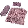 Babyfoto rekwisieten, ZOYLINK 3 stuks Wrap Pasgeboren fotografiemat en babyhoofdband Lange rimpelwikkels DIY Stretch…
