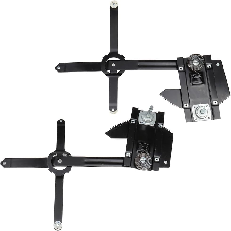 SCITOO Front Left+Front Right Power Window Regulator Replacement for 1987-1991 for Chevrolet Blazer, 1977-1986 for Chevrolet C10, 1977-1986 for Chevrolet C10 Suburban 740-650 Without Motor