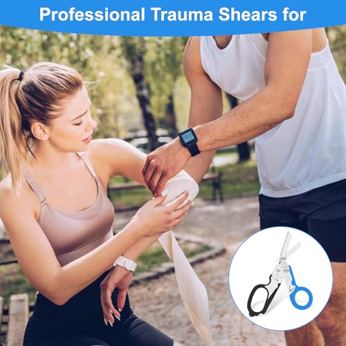 Image of 6-in-1 Heavy-Duty Emergency trauma shears|Folding Emergency Shears| | Multifunctional Life-Saving Tool|Suitable for Emergency Rescue|Outdoor Exploration|DIY Construction and Maintenance|