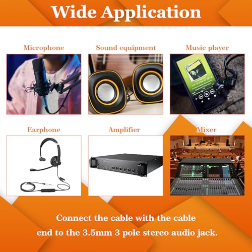 KUOQIY 6 PCS 3.5mm Screw Terminal, 3.5mm Stereo TRS Audio Video Female to 3 Pin Female Screw Terminal, Headphone Balun Solderless Converter Adapter with Screwdriver - Image 5