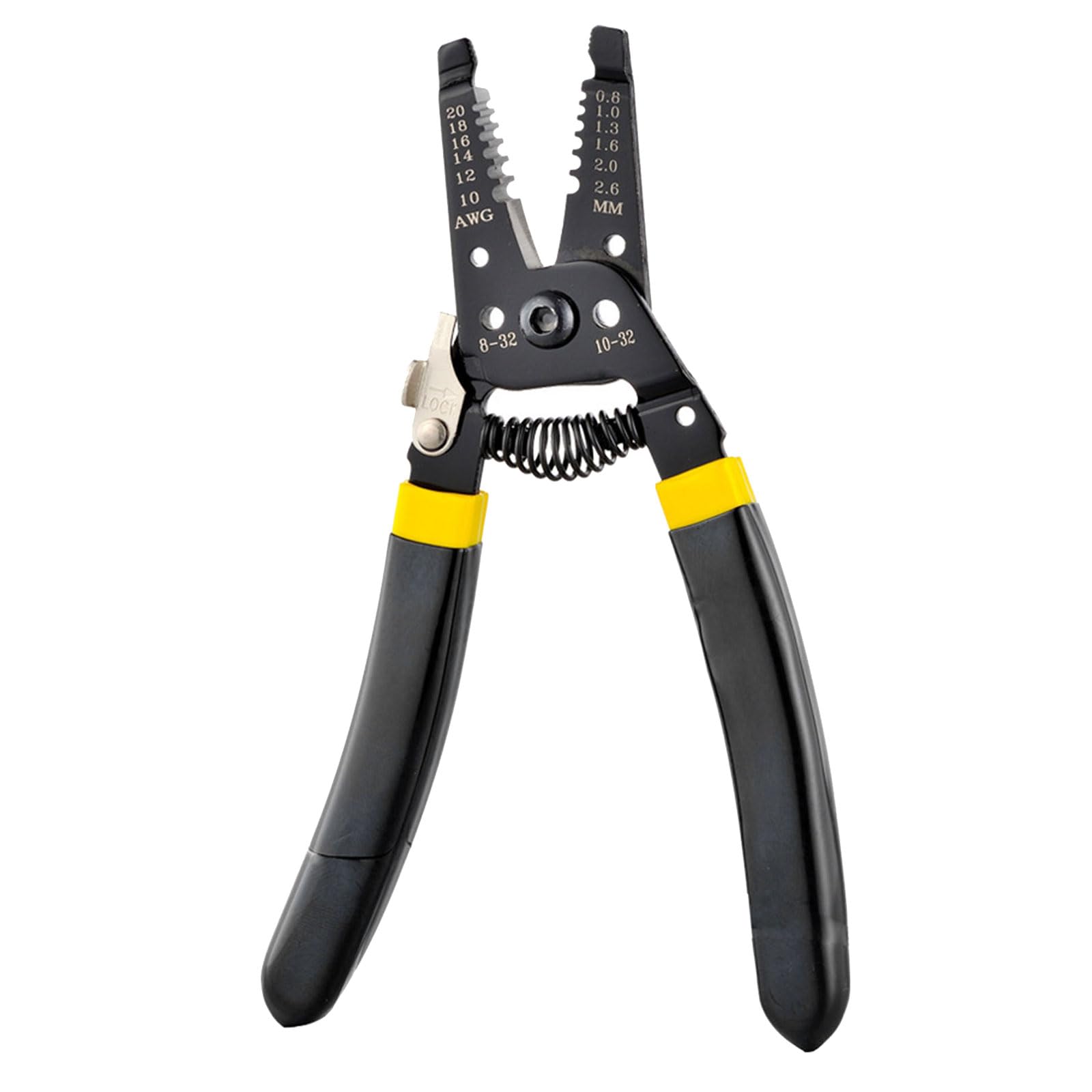 Tsophreniq Black Multifunctional Wire Strippers Decrustation Pliers Crimper Cable Strippers Cutter 10-22Awg Wire Electrical