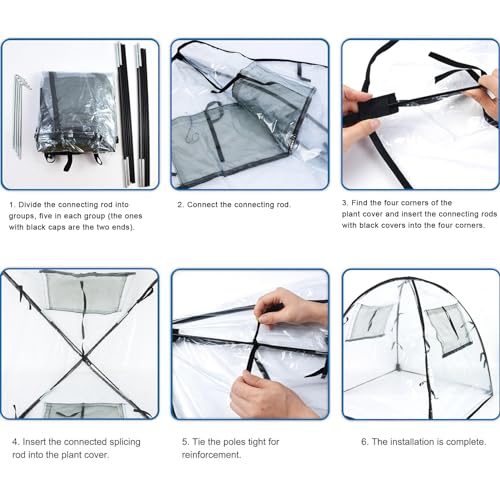 Qivine Plant Covers Freeze Protection - Image 4