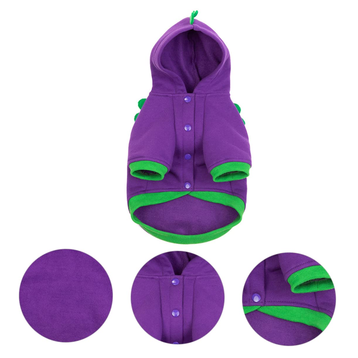 BESPORTBLE 3piezas Disfraz De Halloween para Perro Ropa Divertida para Mascotas Traje De Halloween para Perros para Fotografía y Uso Diario Talla Mediana