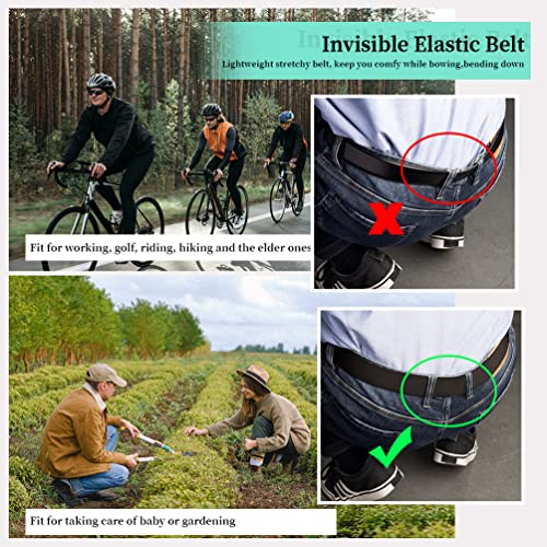 Elastic Belt Men, Men’s Tactical Belt Travel Belt, Stretch Golf Belt4