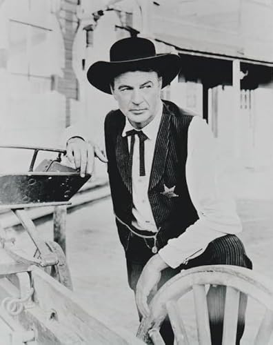 ^̌ IoI[o[݂łBHigh Noon Q[[N[p[ Gary Cooper ʐ^, 20.3x25.4cm, t[Ȃ, fʐ^|X^[