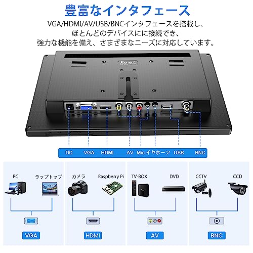 Eyoyo 11.6インチ小型モニター EM12B の商品画像 4